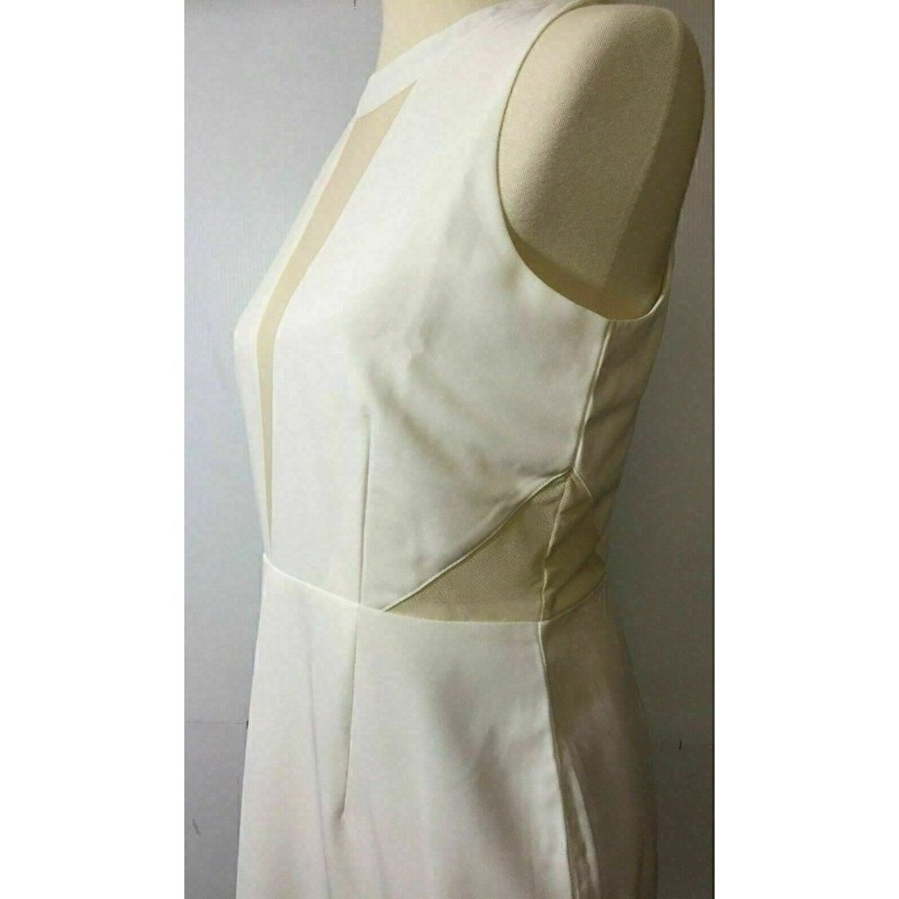 Glamorous Women's Mesh White Shift Dress M - Picture 2 of 11
